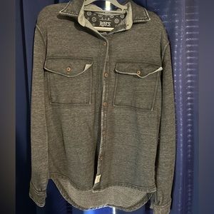 Gray shacket - size large